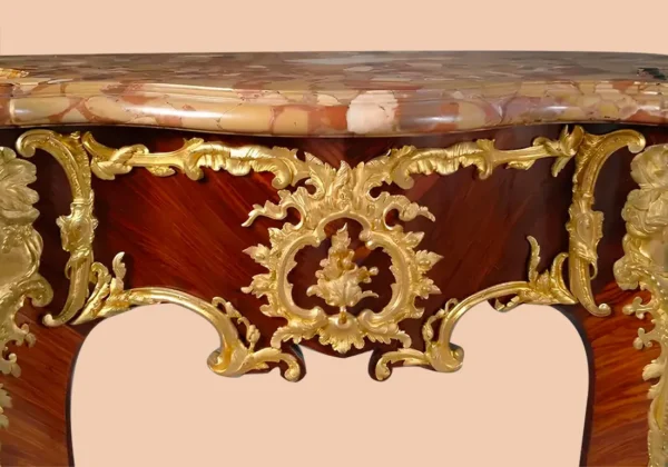 Royal Antique Louis Style Console Table - Image 3