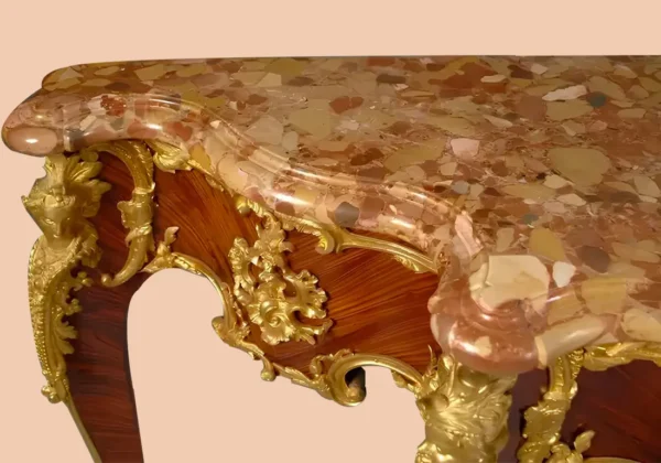 Royal Antique Louis Style Console Table - Image 4