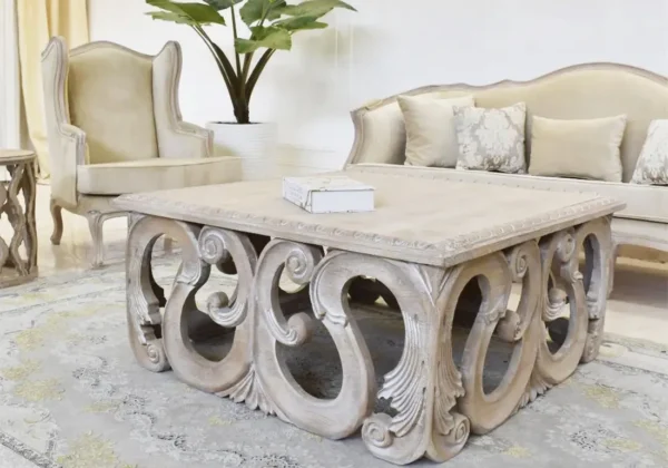 Royal Look Handcrafted Wooden Sofa Set - Image 2