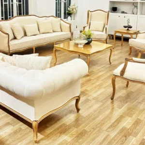 Classical and Luxury Handmade Teakwood Sofa Set