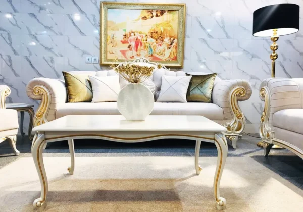 Exquisite Design Handmade Solid Wood Sofa Set - Image 3