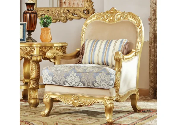 Luxury Look Classical Handmade Omaha Sofa Set - Image 2
