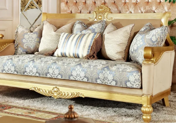 Luxury Look Classical Handmade Omaha Sofa Set - Image 4