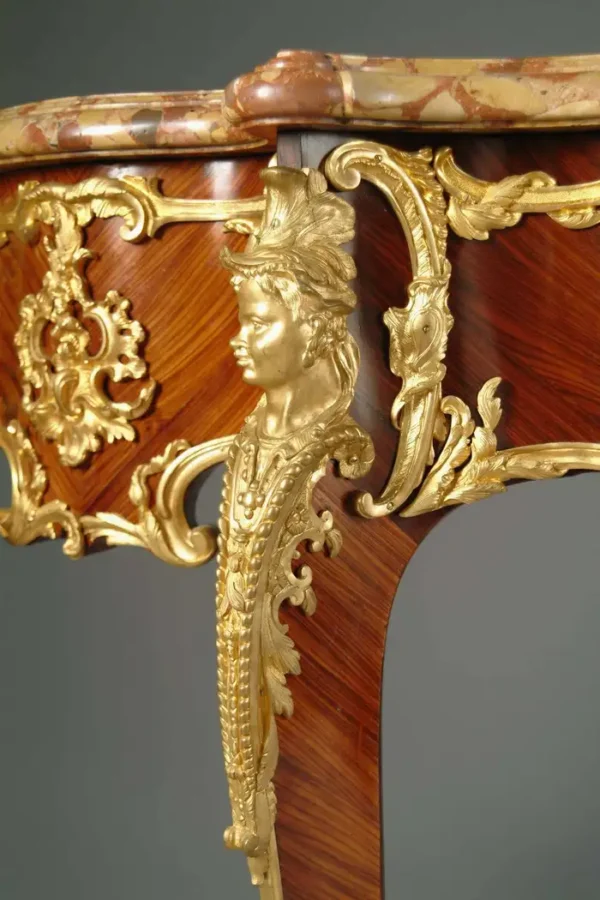 Royal Antique Louis Style Console Table - Image 2